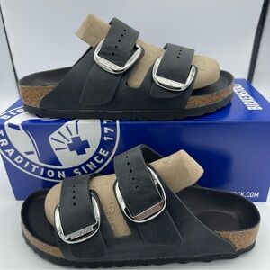 COPY - BIRKENSTOCK ARIZONA BLACK BIG BUCKLE
